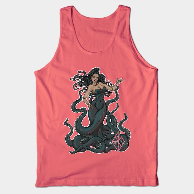 octopus girl Tank Top by Mei.illustration